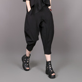 小脚七分裤 宽松薄款 哈伦裤 福气2026夏新韩版 垮裤 女灯笼裤 夏七分裤