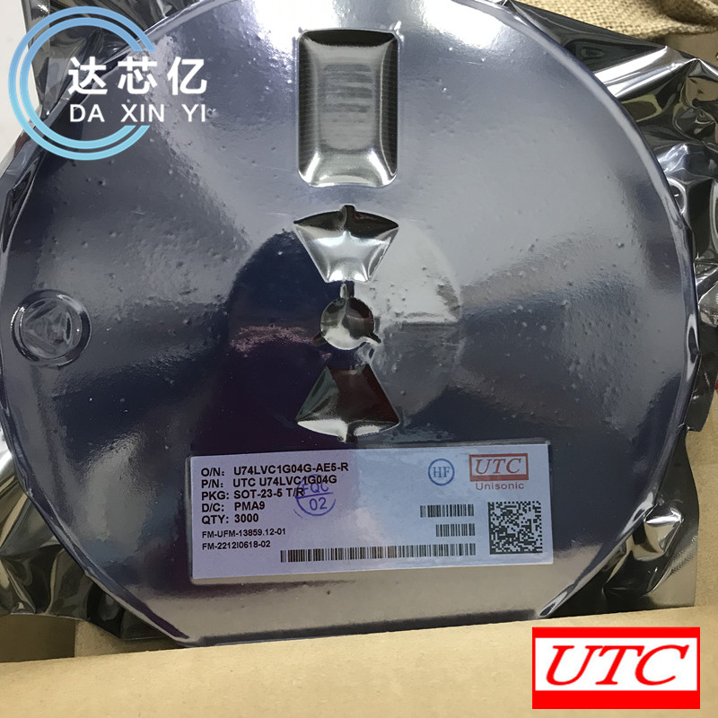 U74LVC1G04G-AE5-G全新原装友顺UTC封装SOT-23-5逻辑锁相环芯片IC