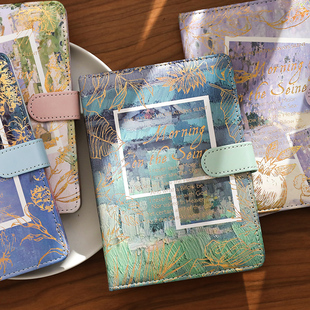 小日子不翻篇高颜值复古油画彩页笔记本磁扣本精美礼物学生日记本