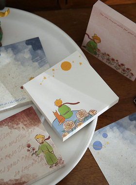 小日子不翻篇B612小行星便签本玫瑰王子童话手帐记事便签纸条