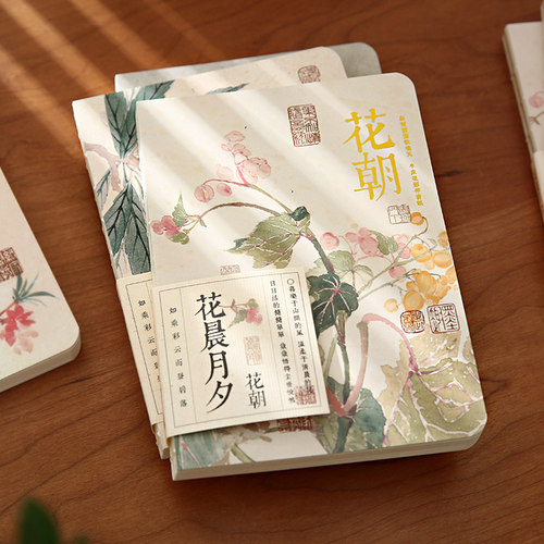 古风手绘花晨月夕国风手帐本