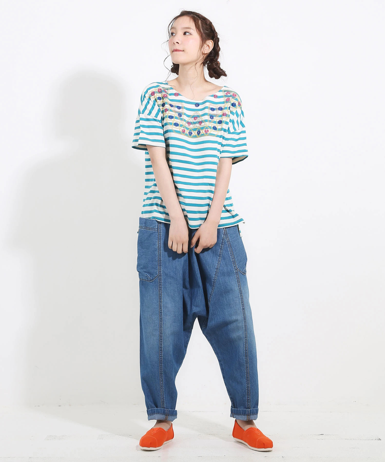 百搭休闲牛仔裤长裤全棉牛仔布