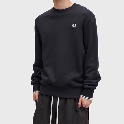 日单 2025秋季新品全棉毛圈刺绣圆领套头卫衣联名款 力荐BEAMS