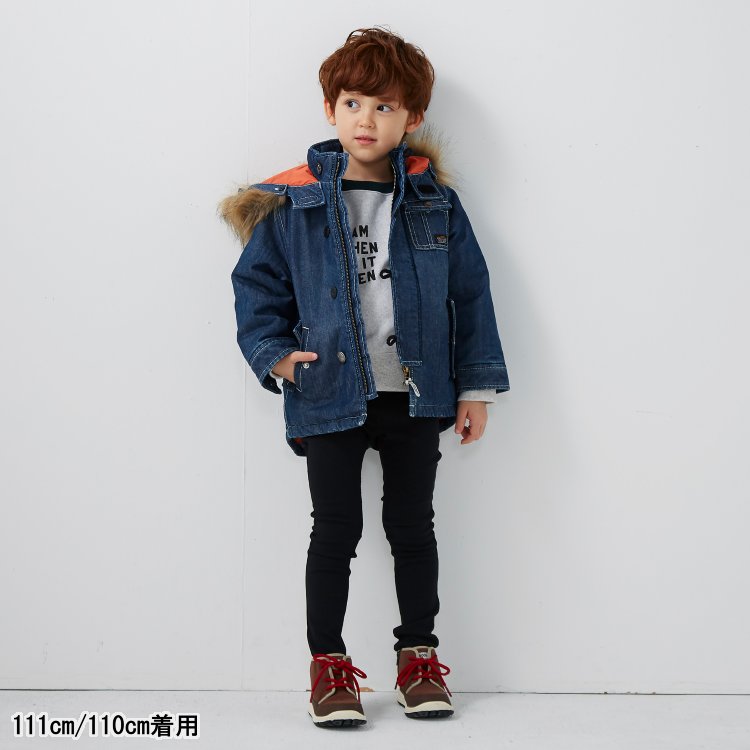 日单牛仔水洗小棉服breeze工装