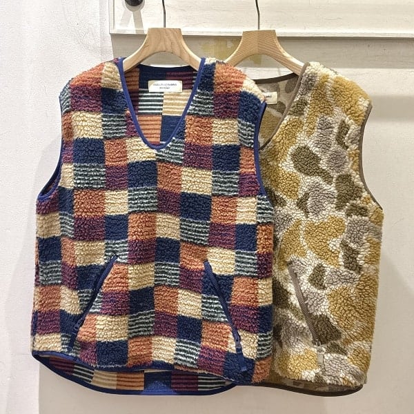 BEAMSBOY套头百搭摇粒绒棉马甲