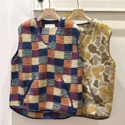 BEAMSBOY套头百搭摇粒绒棉马甲