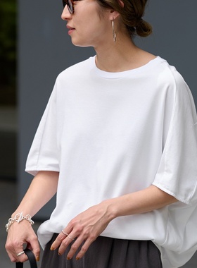 日单2025夏季新品纯棉宽松圆领百搭宽松休闲T恤衫 FRAMeWORK 力荐