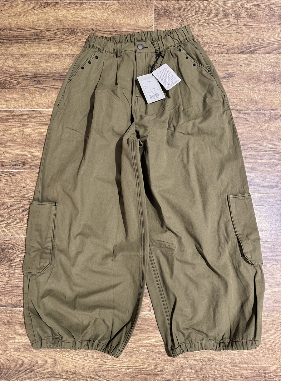 百搭休闲BAEMS长裤复古工装裤