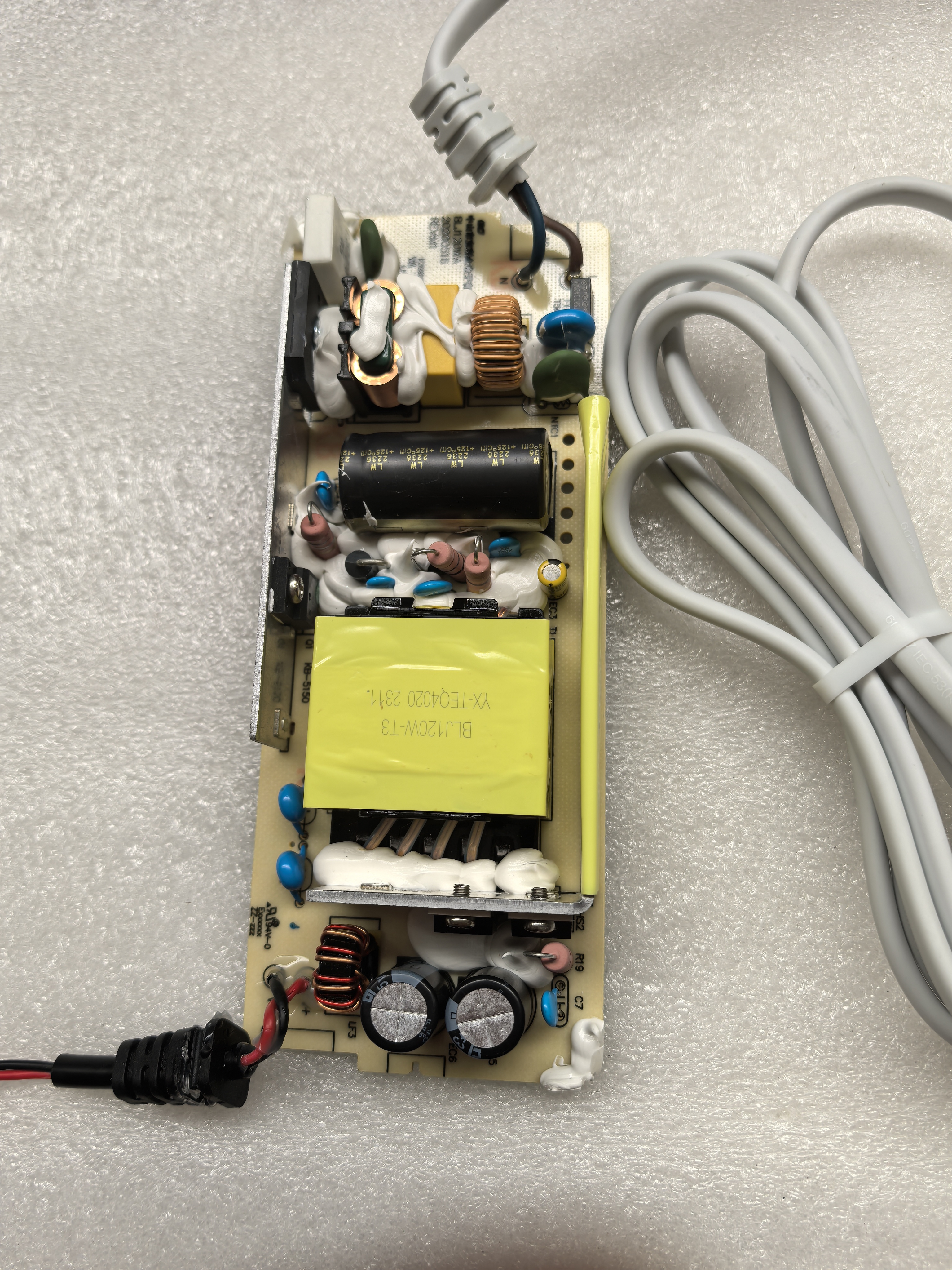 原装拆机24V7A开关电源裸板 通用24V6A 24V5A等稳压电源板 足安