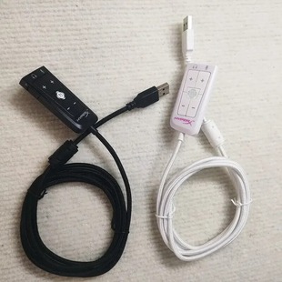 HyperX极度未知 飓风2灵音耳机声卡7.1环绕声 3.5mm转USB接口