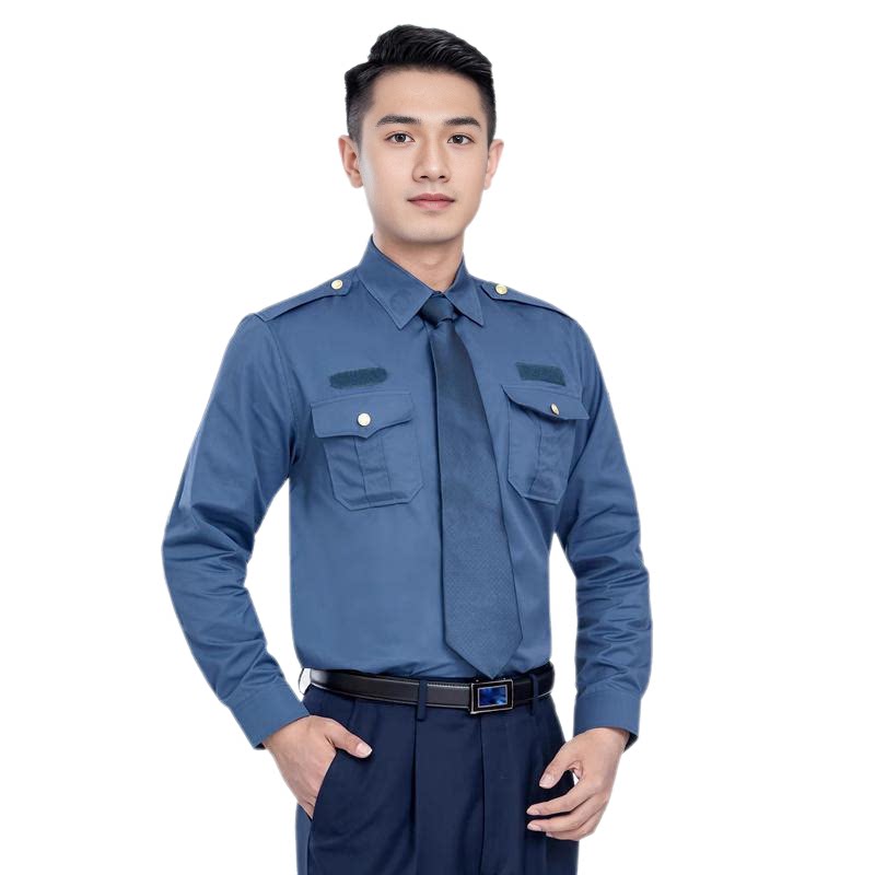 交通路政运管蓝灰男女款衬衣