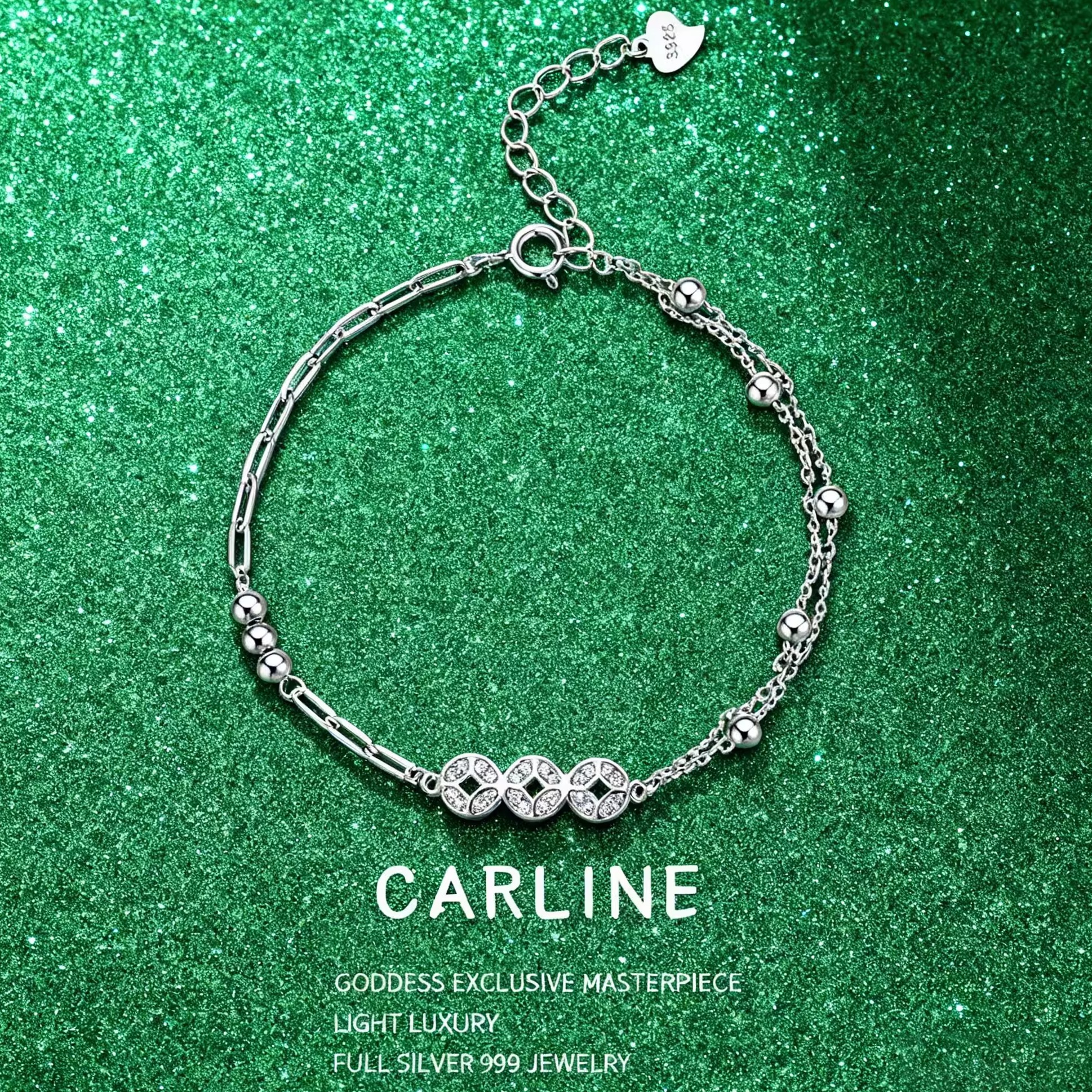 S999纯银手链2025新款送女友精致