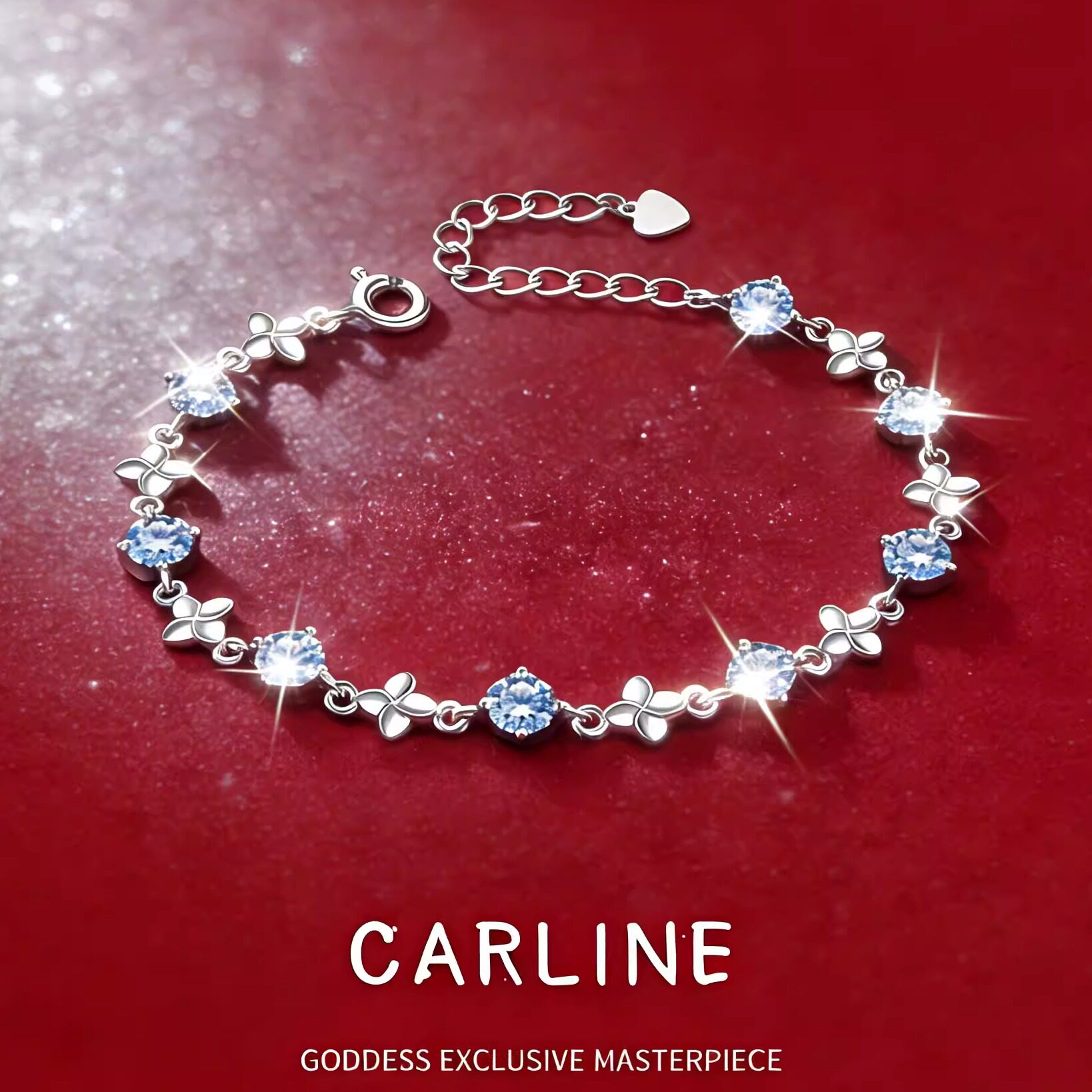 S999纯银四叶草手链女生2025新款爆款手镯女生日圣诞节礼物送女友