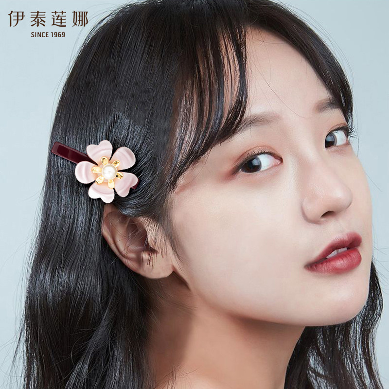 伊泰莲娜边夹醋酸仿珍珠刘海夹图片