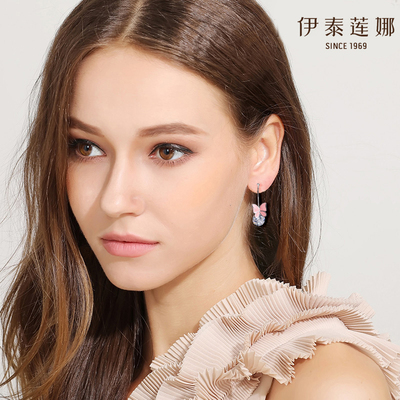 不退不换清仓特价滴釉蝴蝶耳环