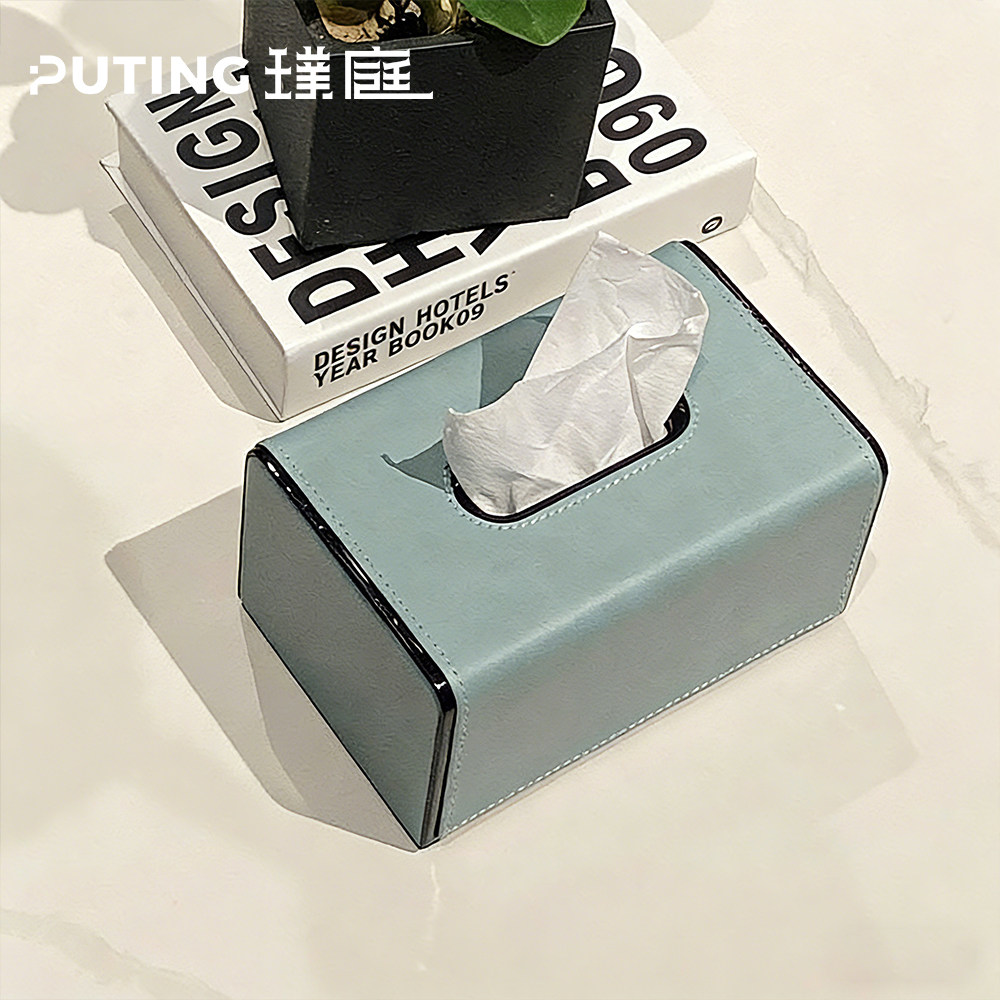 轻奢纸巾盒家用客厅2026新款餐厅抽纸盒高级感创意绿色收纳盒简约