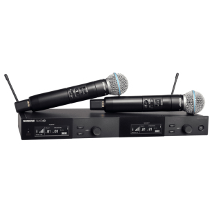 Shure/舒尔 SLXD24/SM58BETAA一拖二专业数字无线话筒麦克风