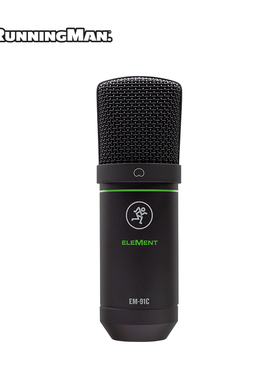 Running Man EM-91Cm美奇电容麦克风/3话筒直播K歌声卡录音专用