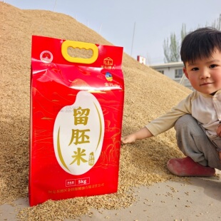 正宗新疆温宿留胚芽新米现碾鲜米软糯生态丑米10斤大米真空包装