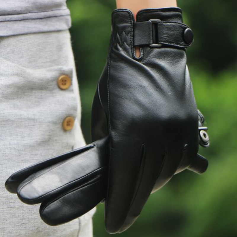 Gants pour homme      en peau de mouton - Ref 2781593 Image 1