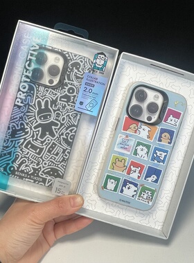 15pro/15prommax手机壳清~Benks x CASEBANG线条小狗联名适用苹果15ProMax磁吸iphone15pro潮magsafe保护套女