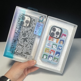 Benks CASEBANG线条小狗联名适用苹果15ProMax磁吸iphone15pro潮magsafe保护套女 15prommax手机壳清 15pro