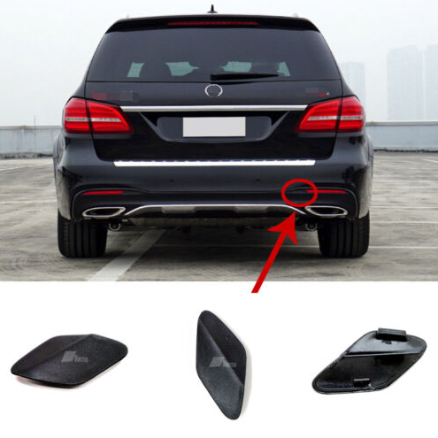 适用于15-19年奔驰GLE350后杠拖车盖GLS400 GLS450 GLS500牵引盖