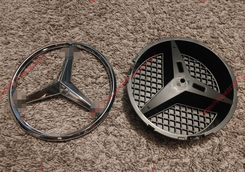 适配 奔驰 GLK中网标 ML GLS GL GLE GLA C级 E级 SLK R级 唯雅诺