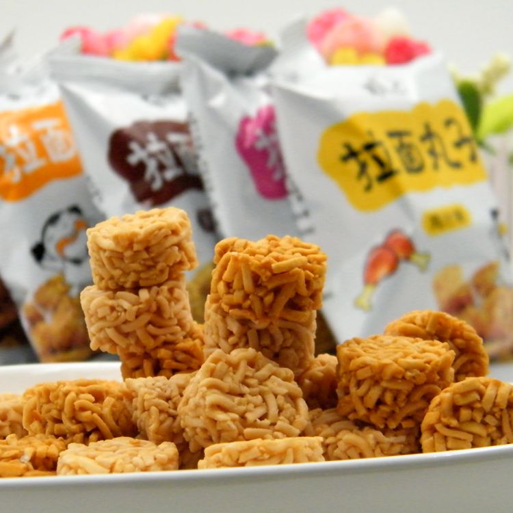 上海麦维尔拉面丸子小包装散称500g方便面干脆面点心面零食