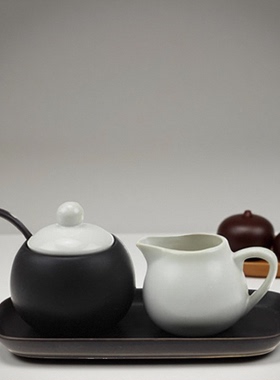 简约现代风黑白色哑光软装饰品