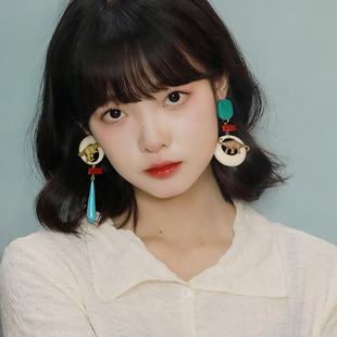 【动物系】不对称霸王龙耳环蛇颈龙耳夹