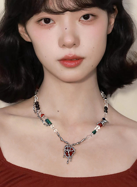西迟女暗黑朋克风项链