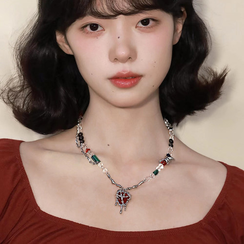 西迟女暗黑朋克风项链