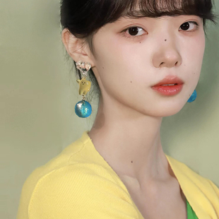 【海洋系列】蓝色星球-我们的家园耳环耳夹