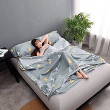 Cotton khách sạn trên bẩn túi ngủ trên kinh doanh chuyến đi tấm chăn che người lớn duy nhất đôi khách sạn siêu nhẹ xách tay