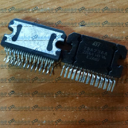 TDA7388进口原装拆机 大功率功放集成芯片双桥四声道车载芯片