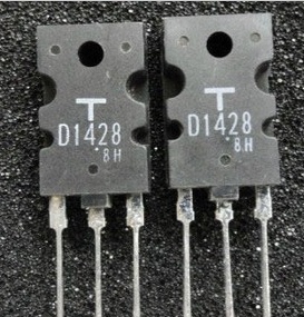D1428 2SD1428进口原装拆机三极管 电视行管 现货原字测试包好用