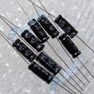 50V10UF 10UF50V全新原装ELUM高音分频无极NP轴向卧式电容器6*16