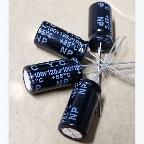 120UF100V 100V120UF全新原装YC超低音分频器专用无极电容13*26