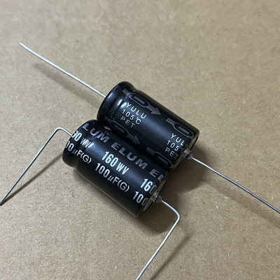 160V100UF 100UF160V全新原装轴向卧式音频电解电容16*30