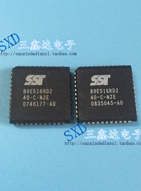 SST 89E516RD2-40-C-NJE 89E516进口原装拆机 微控芯片 PLCC-44