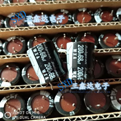 200V68UF 68UF200V全新原装进口红宝石 高频 电解电容 16*20正品【现货可直接拍下】质量保证。满额包邮活动火热进行中。高性价比，现货型号齐全，仓库系统化，专业配货，当天发出。欢迎购买。