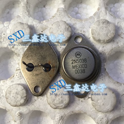 2N5038原装进口拆机 金封TO-3 三极管质量保证 现货【现货可直接拍下】质量保证。满额包邮活动火热进行中。高性价比，现货型号齐全，仓库系统化，专业配货，当天发出。欢迎购买。