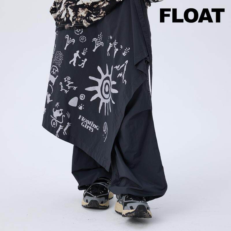 FLOAT 漂浮女孩马面裙裤宽松阔腿百搭可拆卸嘻哈休闲长裤女款