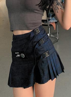 FLOAT 原创格子裙女时尚休闲网红穿搭一字裙辣妹短裙ins夏新款