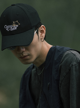 FLOAT ULINE滑板cityboy棒球帽百搭刺绣鸭舌帽街头嘻哈男女日系