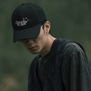 FLOAT ULINE滑板cityboy棒球帽百搭刺绣鸭舌帽街头嘻哈男女日系