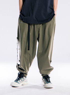 FLOAT 时装款夏季新款工装长裤男士休闲裤高街ins宽松直筒裤