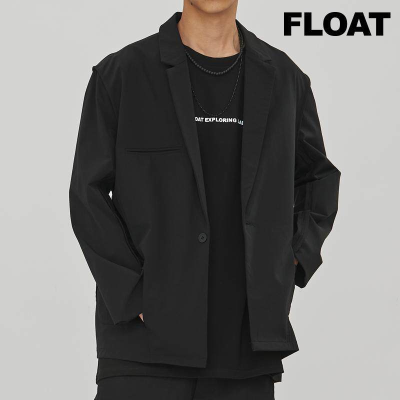 FLOAT 潮流时尚西装外套春秋新款简约休闲男宽松百搭西服上衣外套