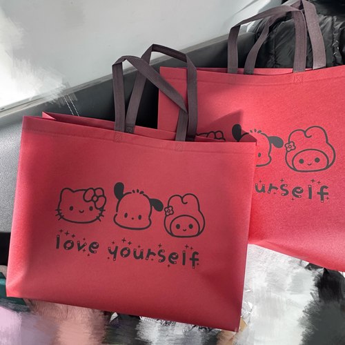 环保无纺布衣物服装店用女装高档厚加大购物包装手提袋子定制logo